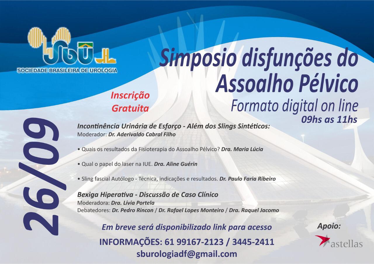 Simposio disfuncoes do assoalho pelvico